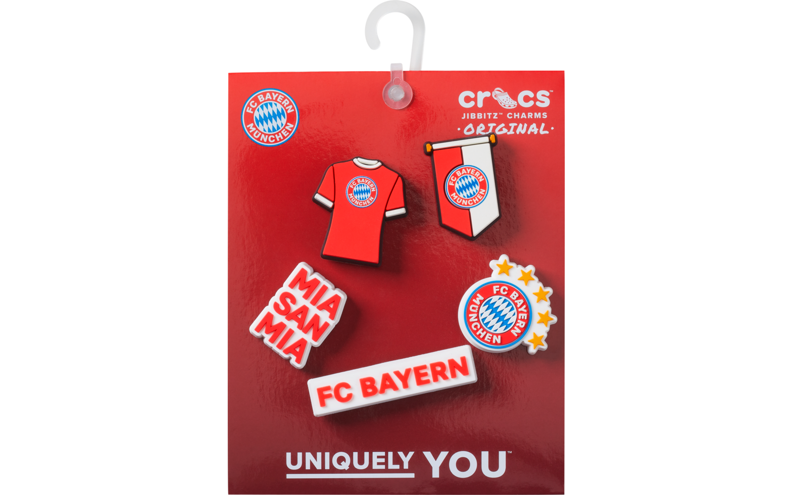 Crocs Jibbitz Bayern FC Schuhanstecker 5er Pack