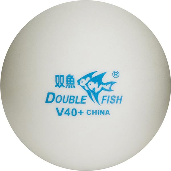 Double Fish V40+ 10-Pak Bordtennisbolde