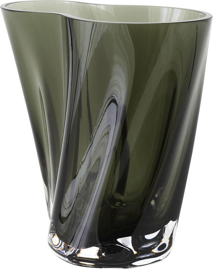 Audo Copenhagen Aer Vase, 19, Smoke Grøn
