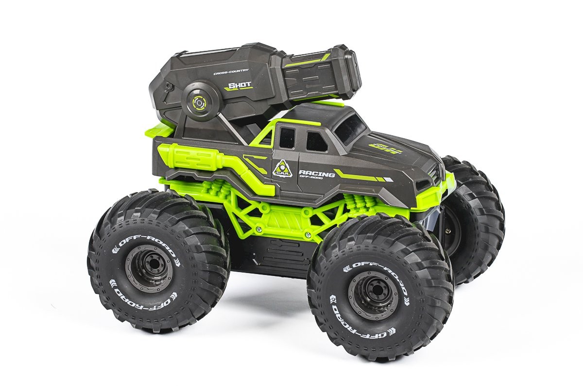 TEC-TOY - Water Shooting R/C car 2,4GHz, 7,4V 500mAh - Green (534646)