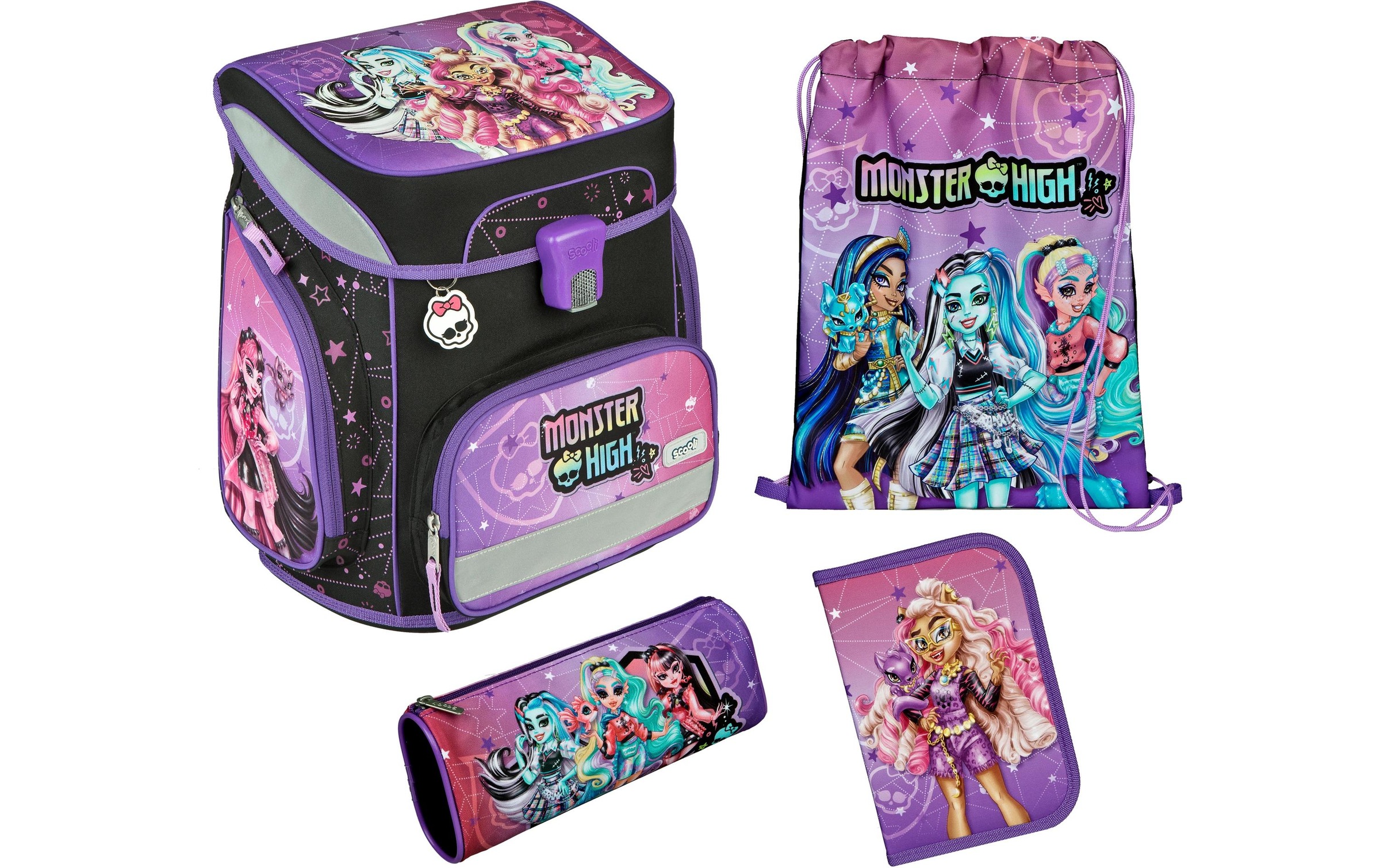 Scooli Schulranzen »5-teilig Monster High, 18 l«