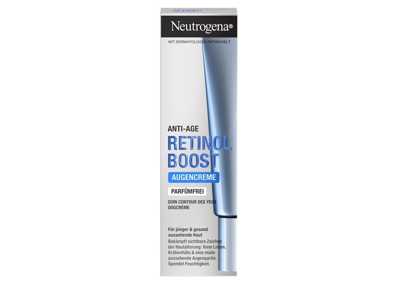 Neutrogena Retinol Boost Augencreme 15 ml Anti-Age Augenpflege sorgt für jünger und gesund aussehende Haut