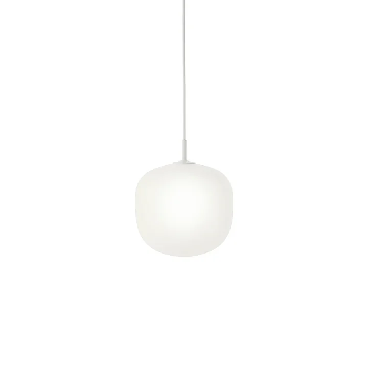 Muuto - Rime Pendelleuchte Ø 25 cm, opal / weiss