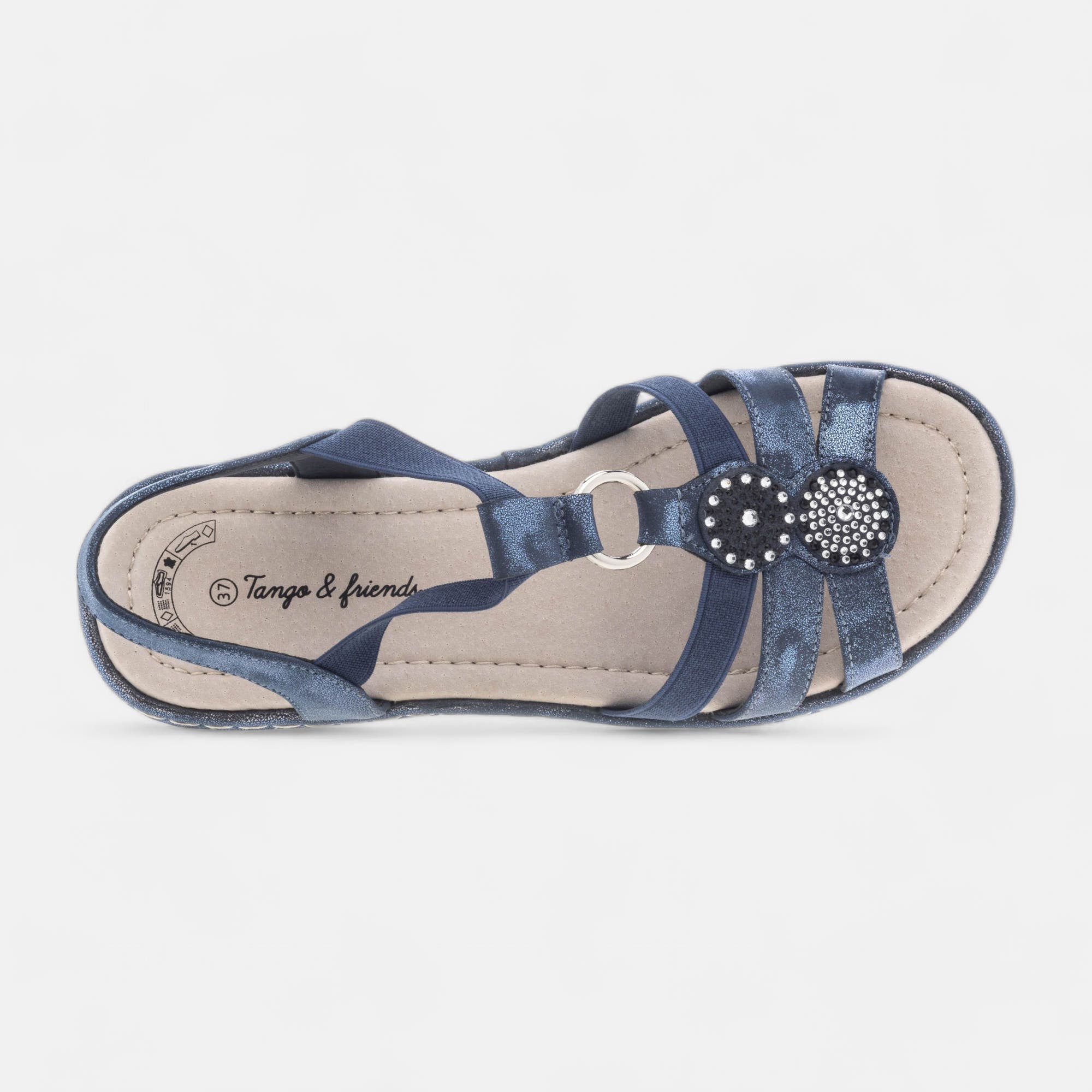 Sandales Femme bleu marine