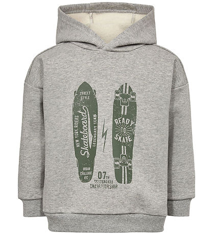 Sofie Schnoor H?ttetr?je - Grey Melange m. Print