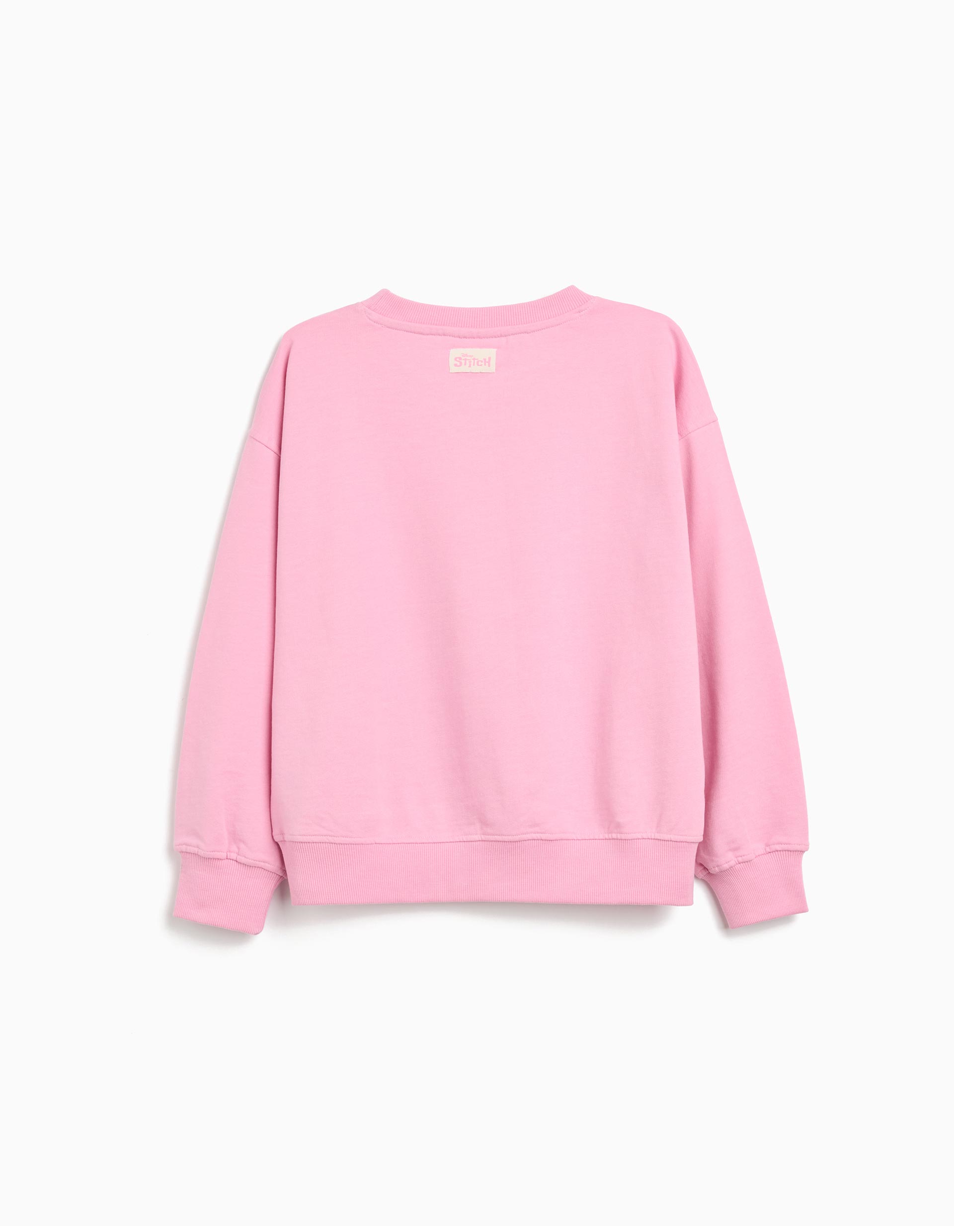 Sweatshirt de Felpa 'Stitch', Menina, Rosa