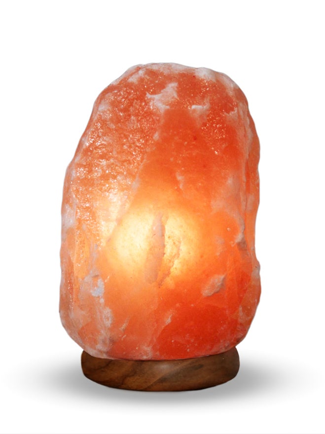 Himalaya Salt Dreams tafellamp Rock oranje D 14 H 19 cm