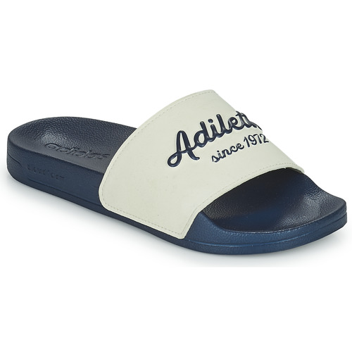 adidas Performance - ADILETTE SHOWER - Blanc / Bleu