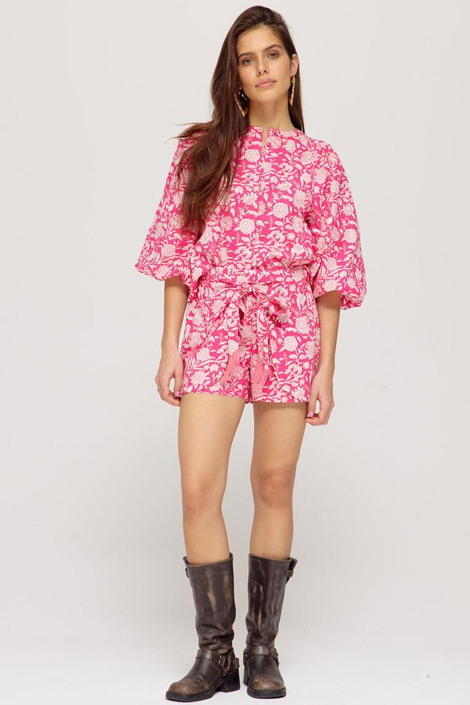 Harper & Yve roze dames blouse