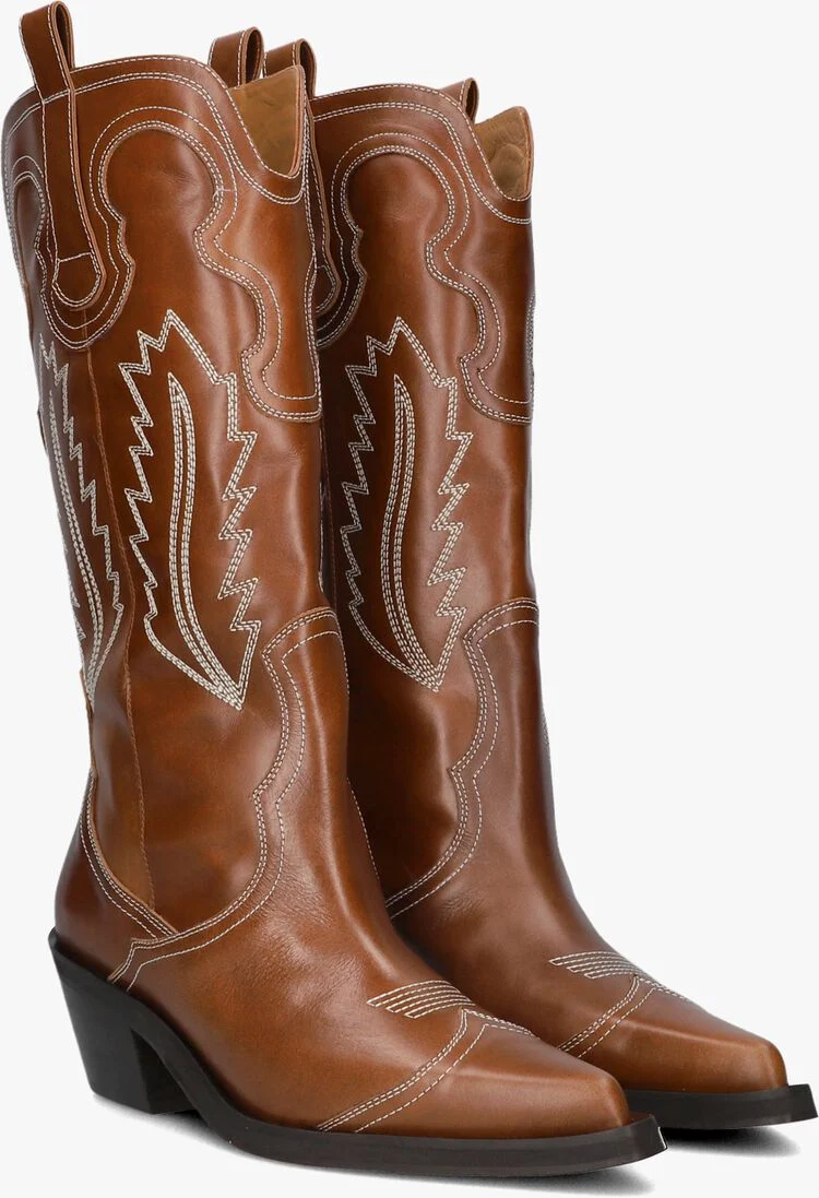 TORAL cognac toral cowboylaarzen motto