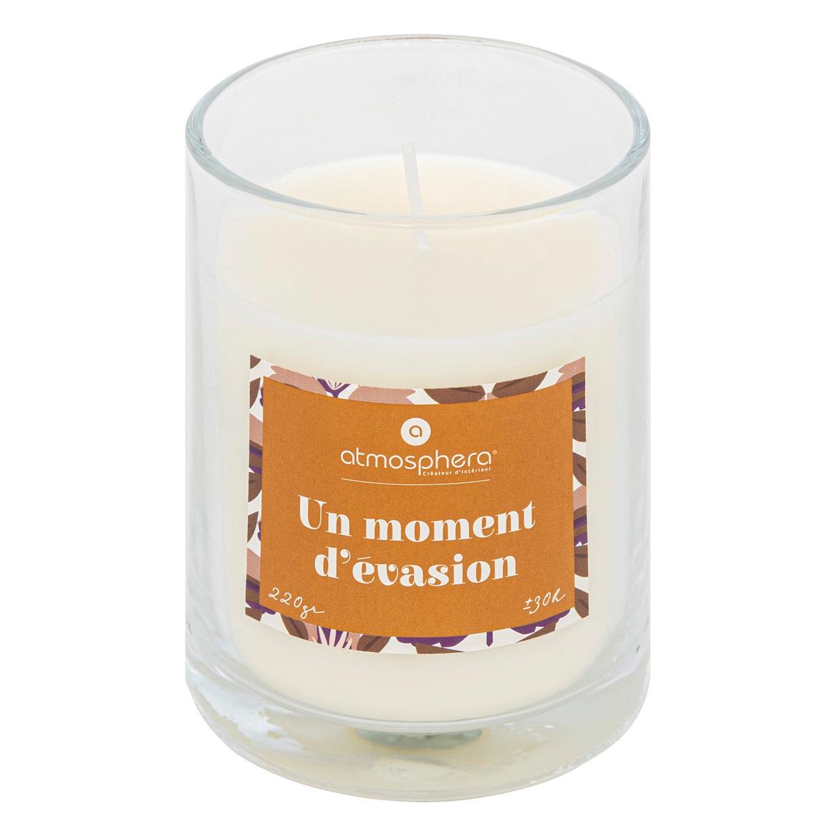 BOUGIE PARFUMEE VERRE AVEC BIJOU MILY VANILLE 220G