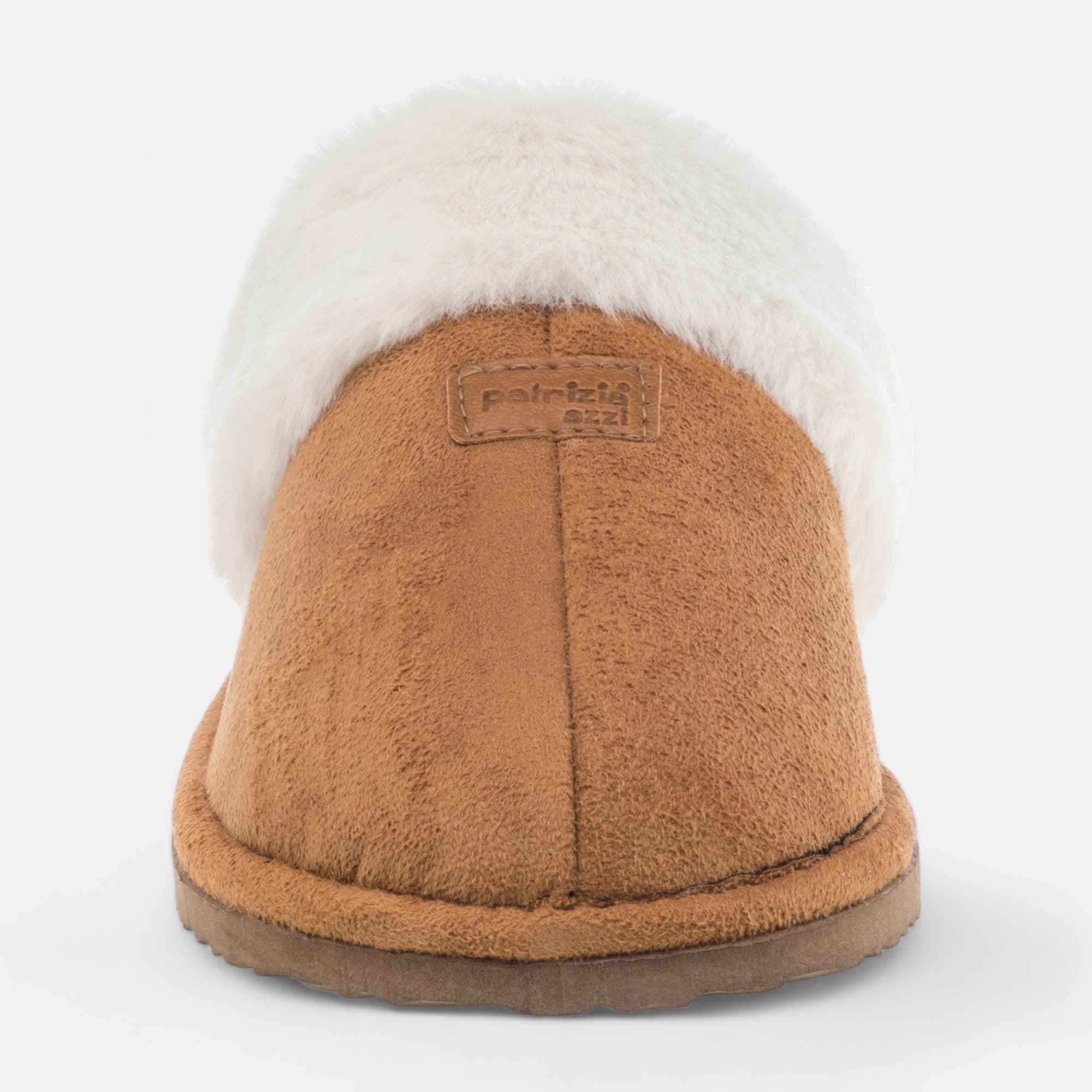 Pantoufles mules Femme cognac