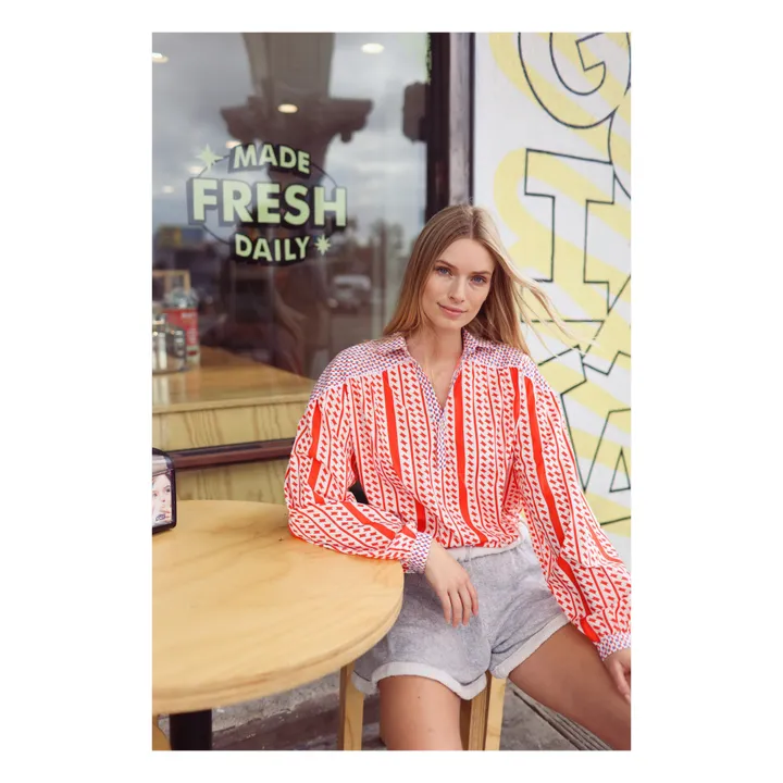 Paolina Blouse David Bowie Rouge | Rouge