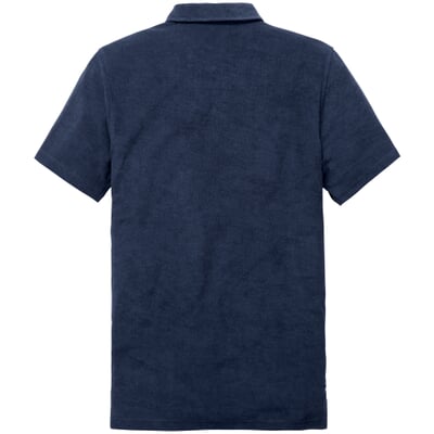Herren-Poloshirt Frottee, Dunkelblau