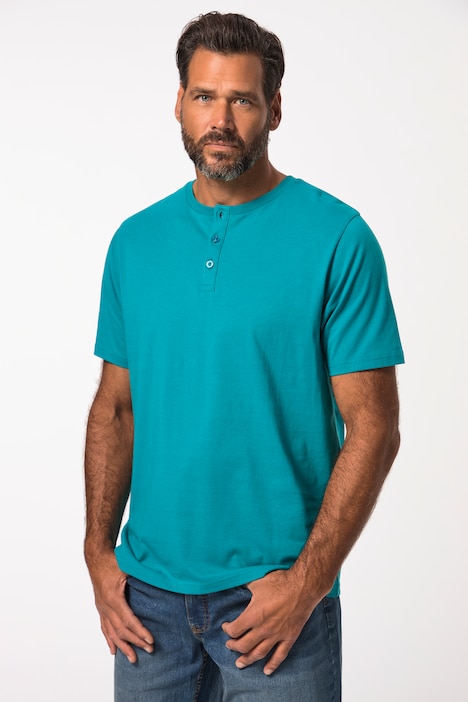 Henley, Basic, Knopfleiste, Halbarm