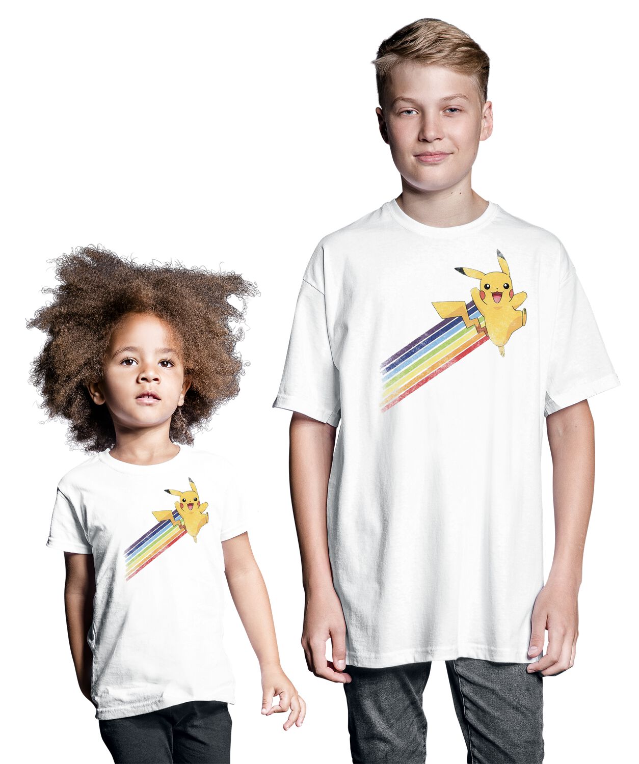 Enfants - Pikachu - Arc-En-Ciel | Pokémon T-shirt