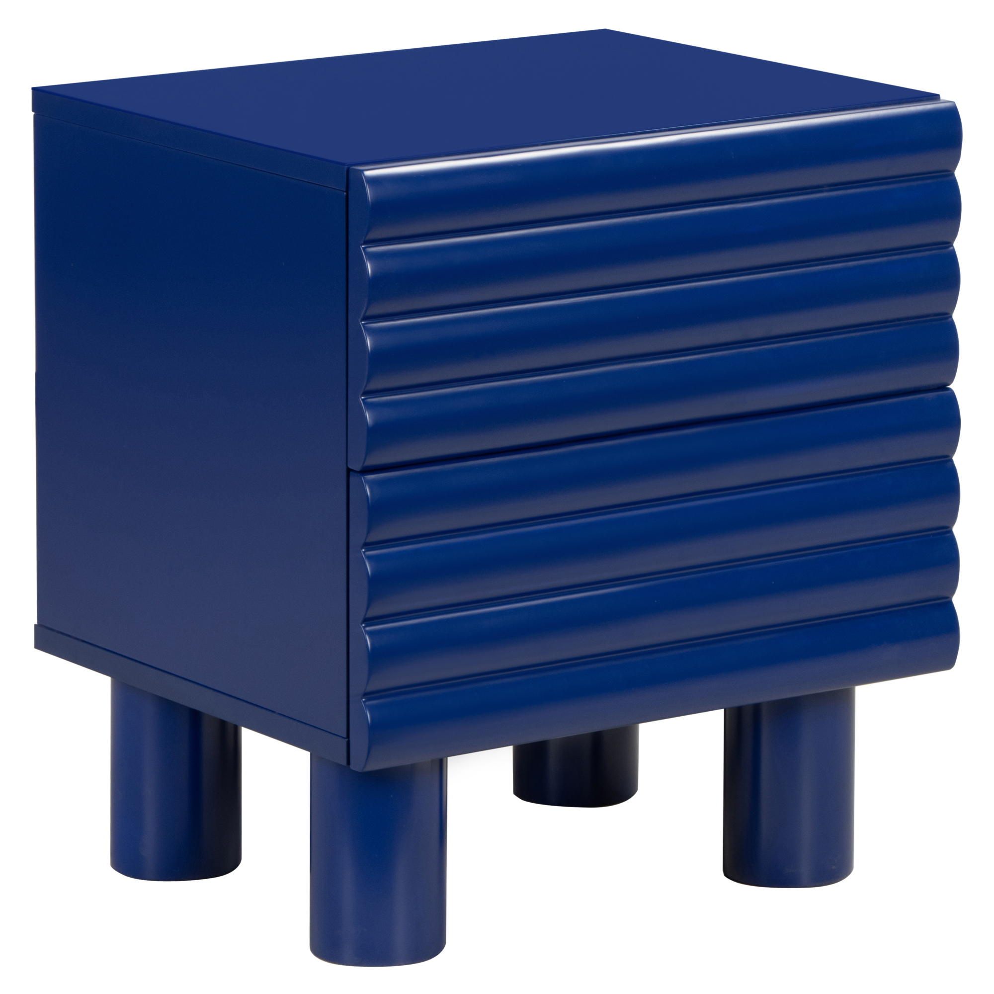 Pre-order Nachtkastje Row 48x44 cm cobalt blue