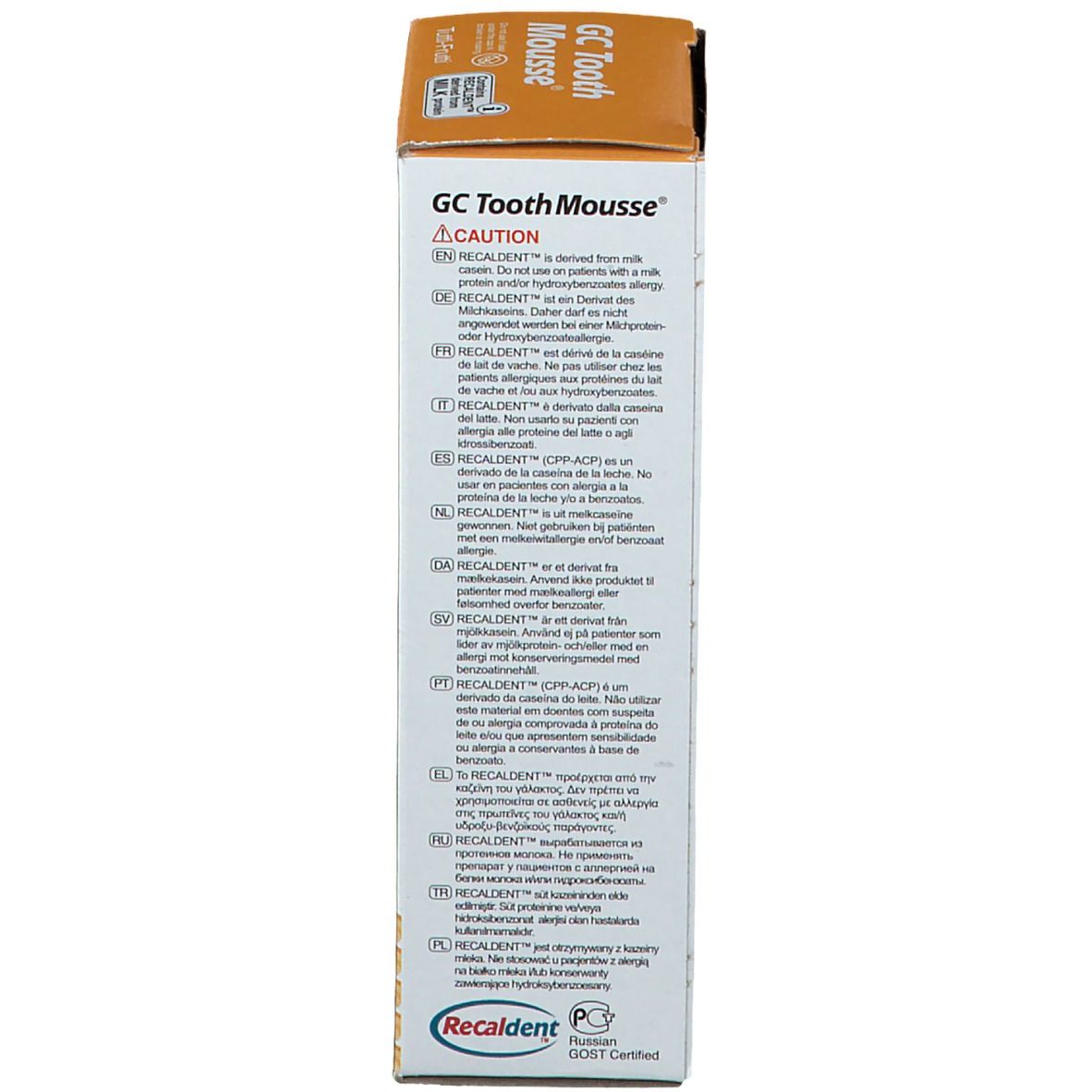 GC Tooth Mousse Zahnpasta Tutti Frutti