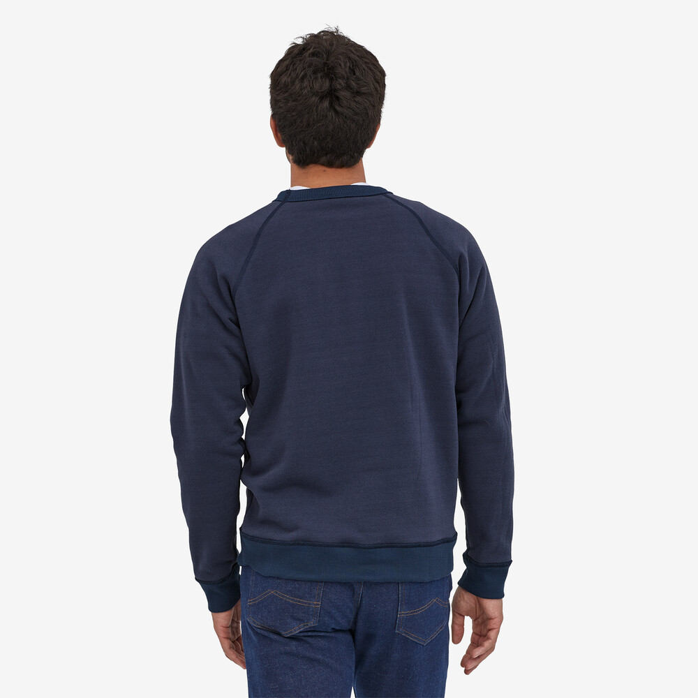 Wendbarer Herren-Fleece-Rundhalsausschnitt aus Shearling