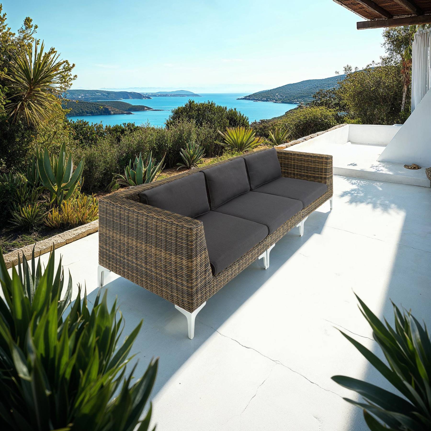 Modulares Rattanset Villanova