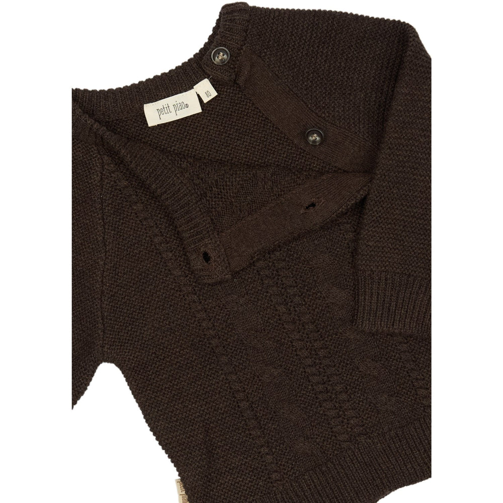 Køb Petit Piao Brown PpDaqo Strik Skjorte