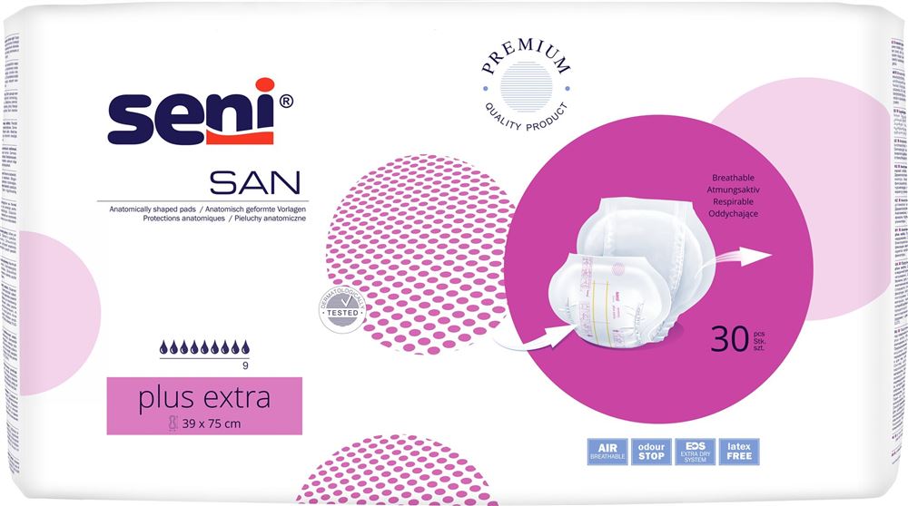 Seni San Plus<br>30 Stück, Beutel, Extra