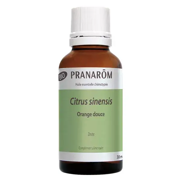 Óleo Essencial de Laranja Doce Orgânica Pranarom 30ml