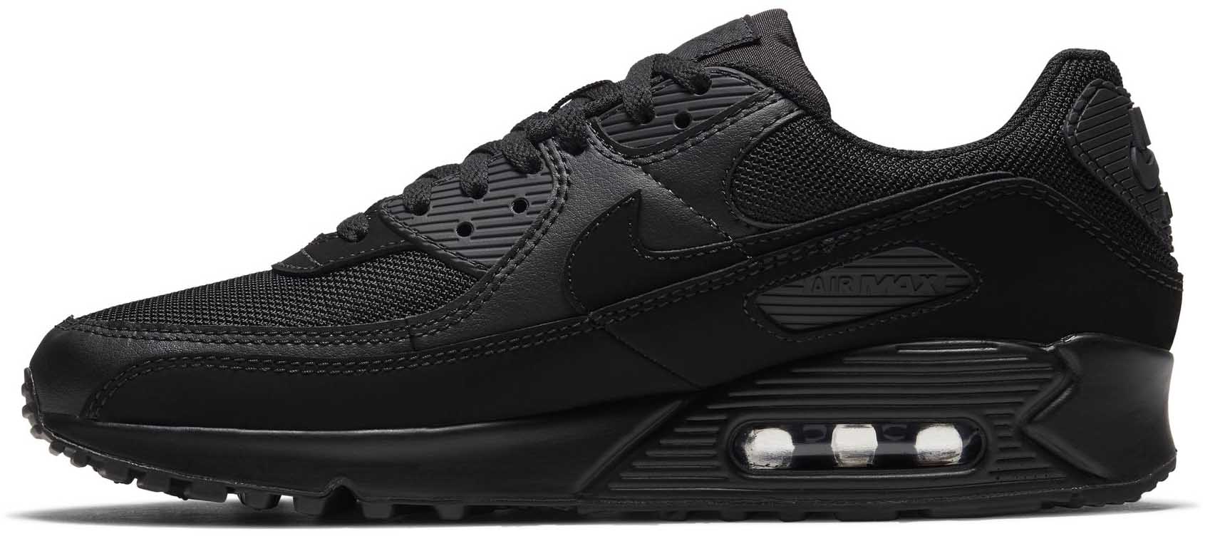 Air Max 90 Herre 003/Black/Black/Black/White