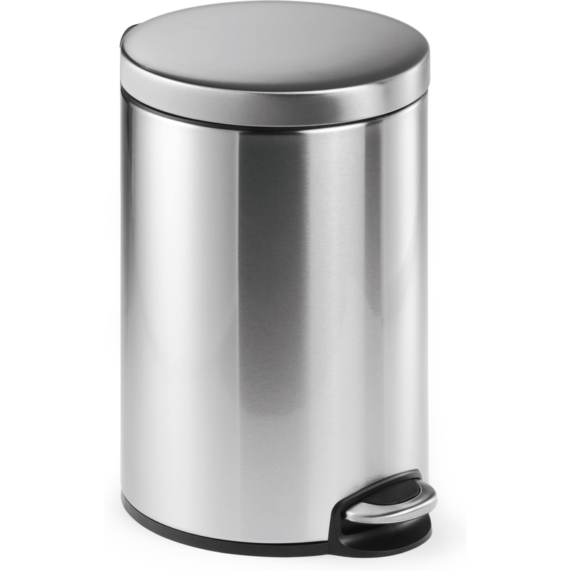 Durable Treteimer, 12 l, silber