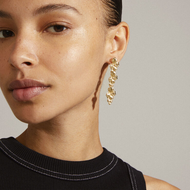 Pilgrim ECHO recycled earrings gold-plated Guld