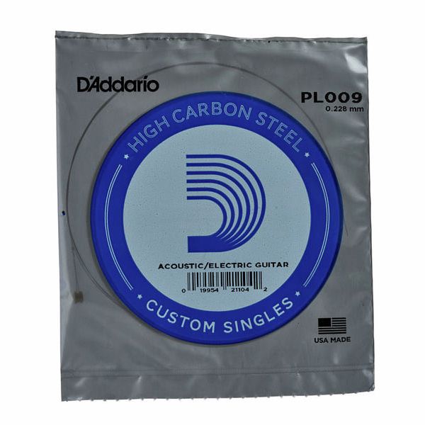 Daddario PL009 Einzelsaite für Gitarre