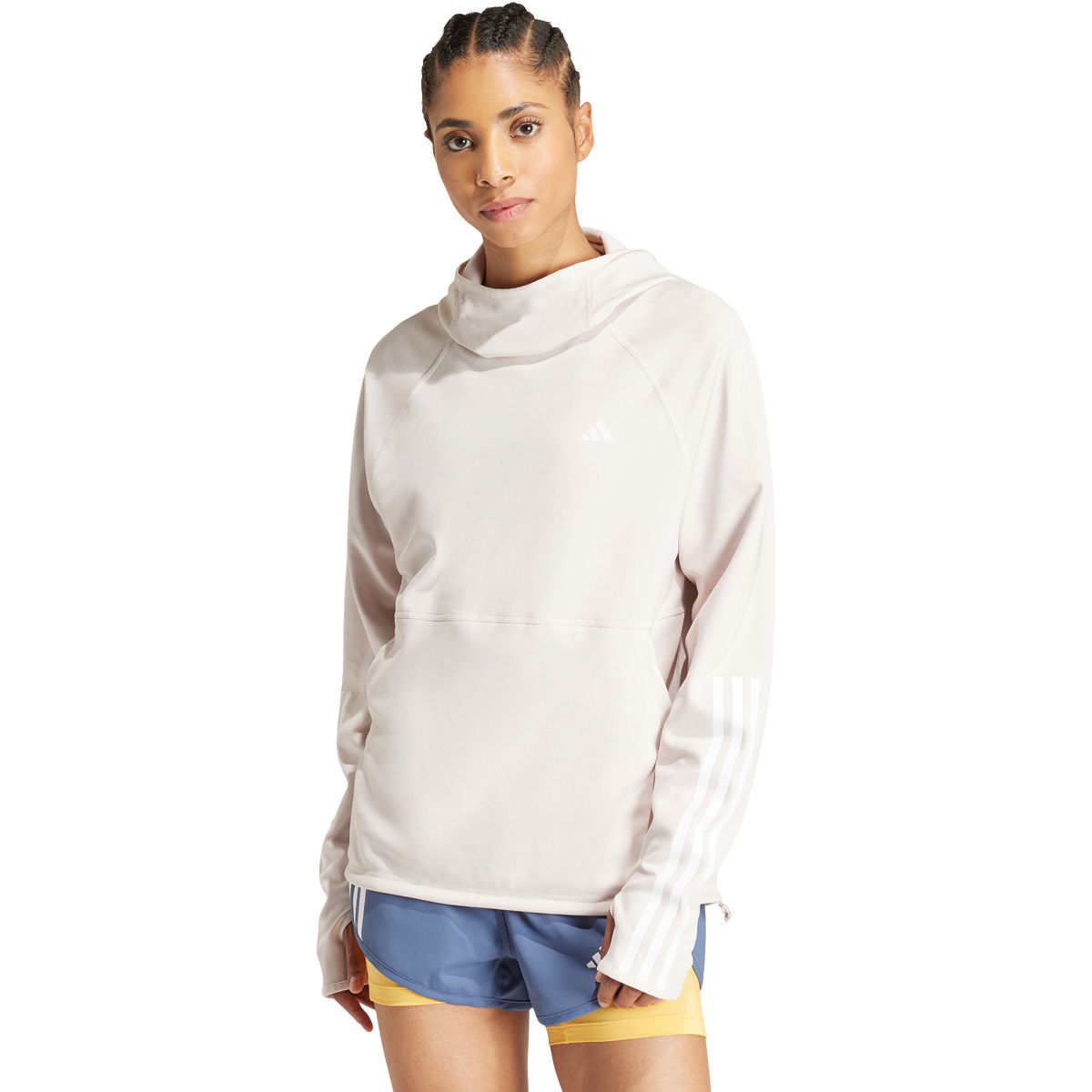 adidas Own The Run 3-Stripes Hood Løbetrøje Dame