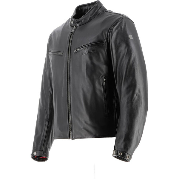 Helstons - Blouson Primo Cuir Rag Noir