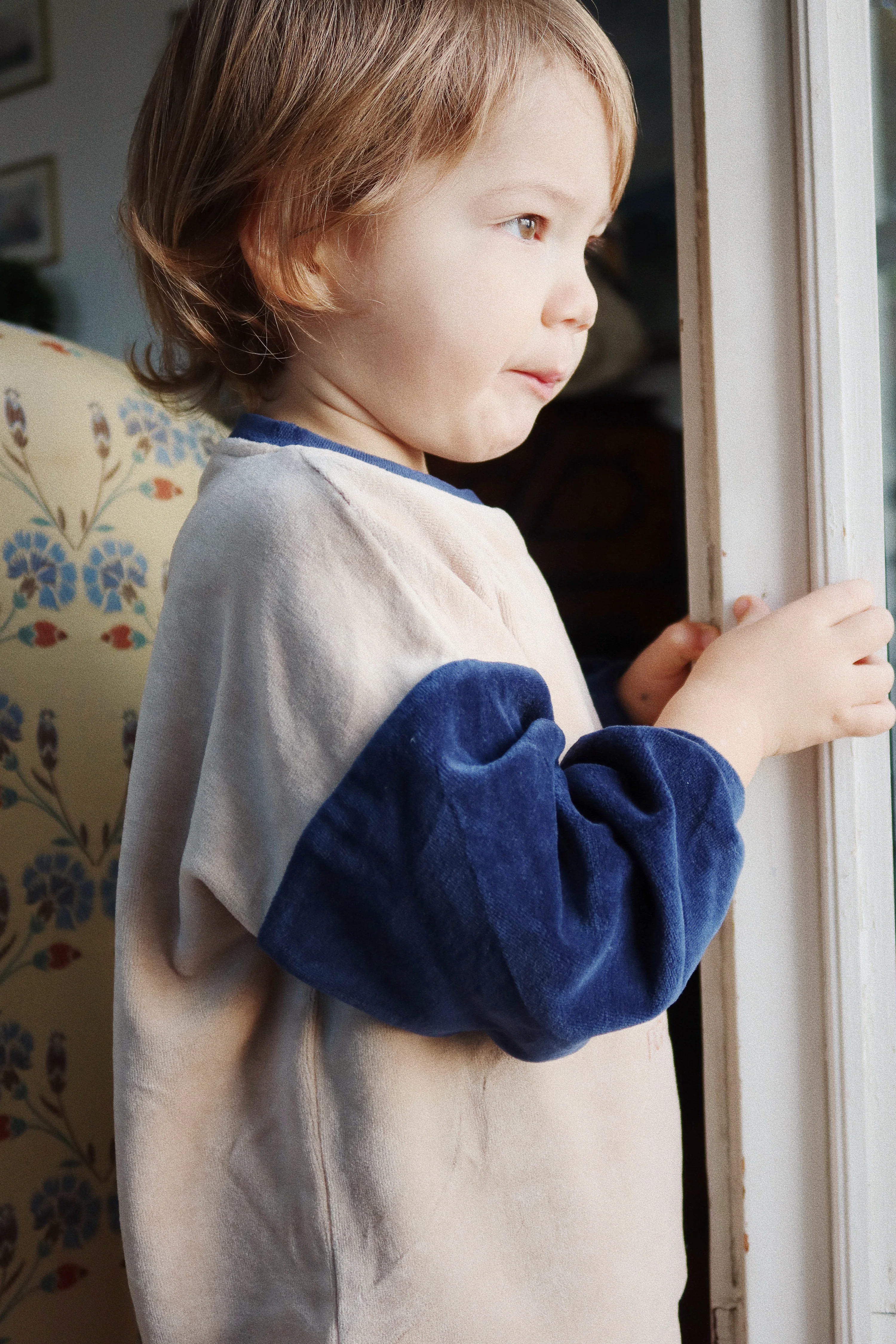WALLY SWEATSHIRT - DRESS BLUE - 6M