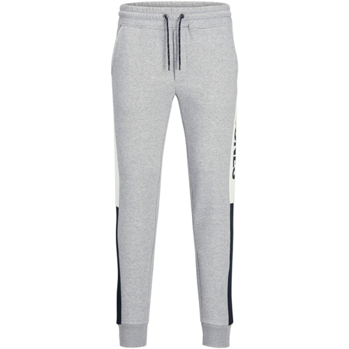 Jack & Jones - 12199434 JPSTWILL LOGO JJBLOCK SWEAT VG PS NOOS LIGHT GREY MELA Gris