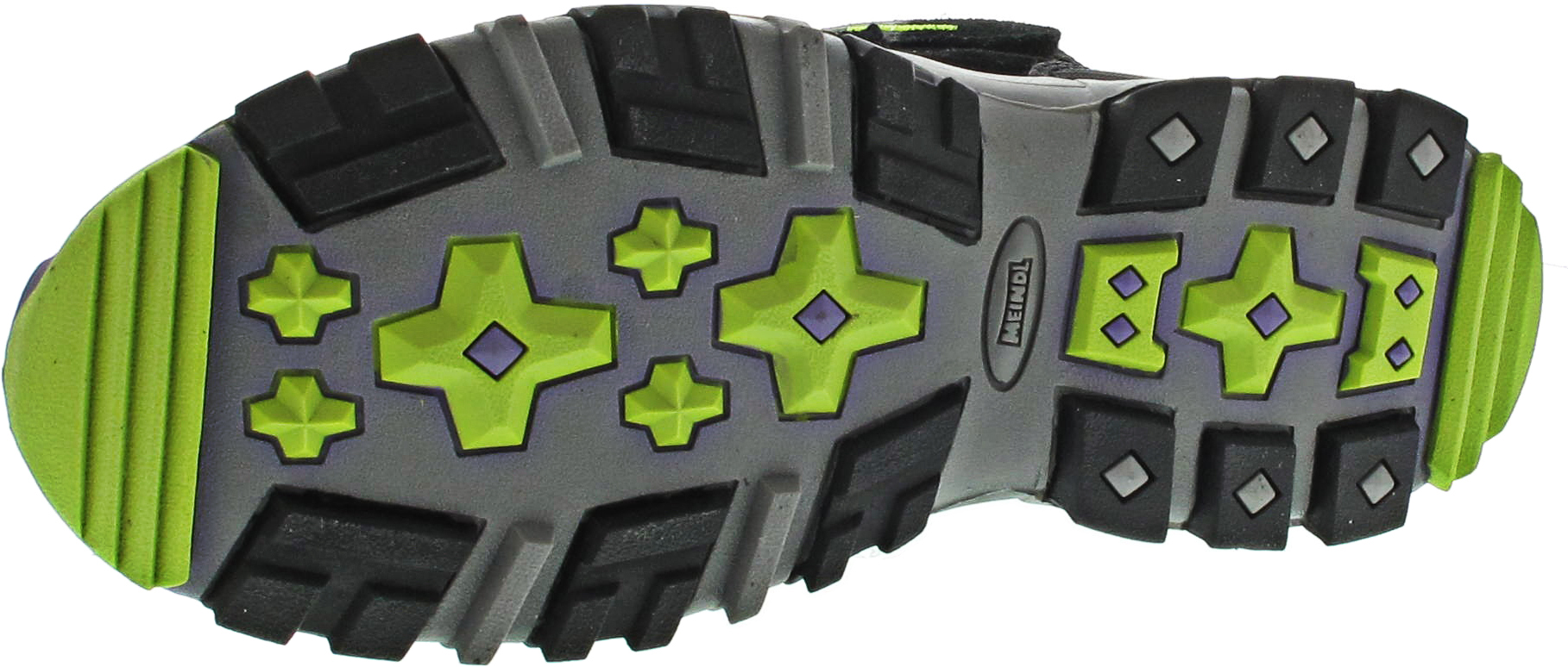 Meindl Polar Fox Junior Wanderstiefel anthrazit / lemon