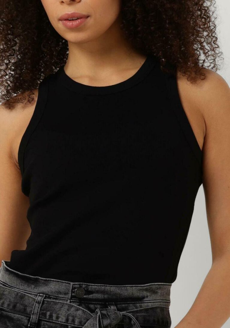 ESM\u00C9 STUDIOS zwarte esm&eacute; studios top blossom racerback rib tank