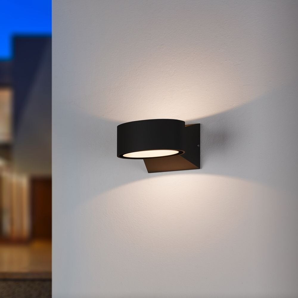 famlights | Nina LED buitenwandlamp van aluminium in antraciet