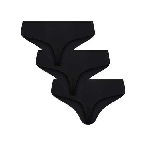 Pieces Namee 3-pak G-string, Black, M