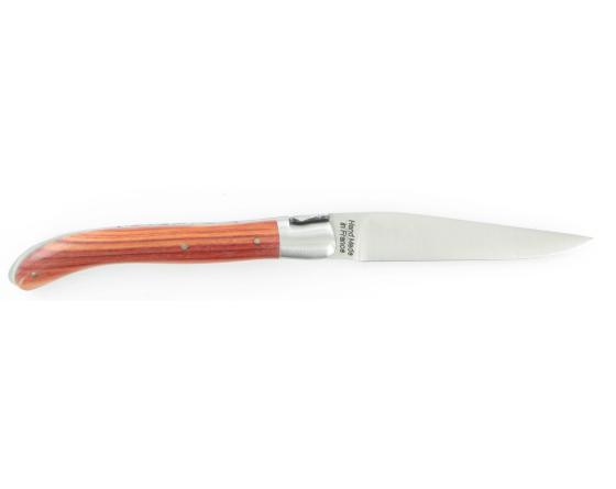 Laguiole XS Bois de rose - Acier 14C28 Couteau de Poche - Laguiole par Fontenille Pataud