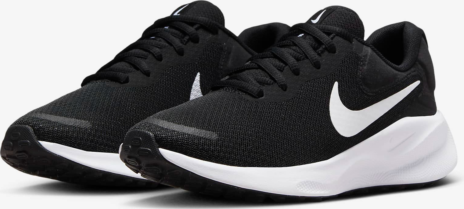 Nike Revolution 7 Dame Black/White