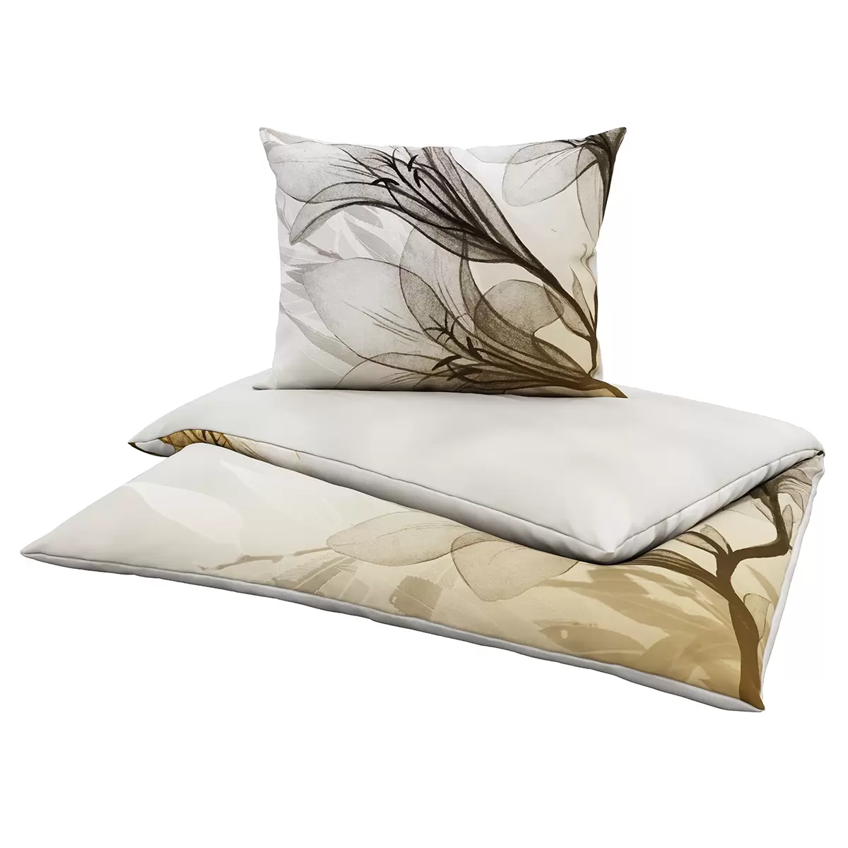 Bettwäsche-Set Elisabeth beige,braun,hellbeige