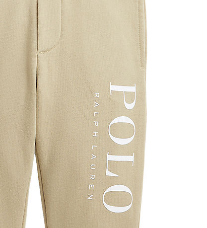 Polo Ralph Lauren Jogginghosen - Khaki m. weiß
