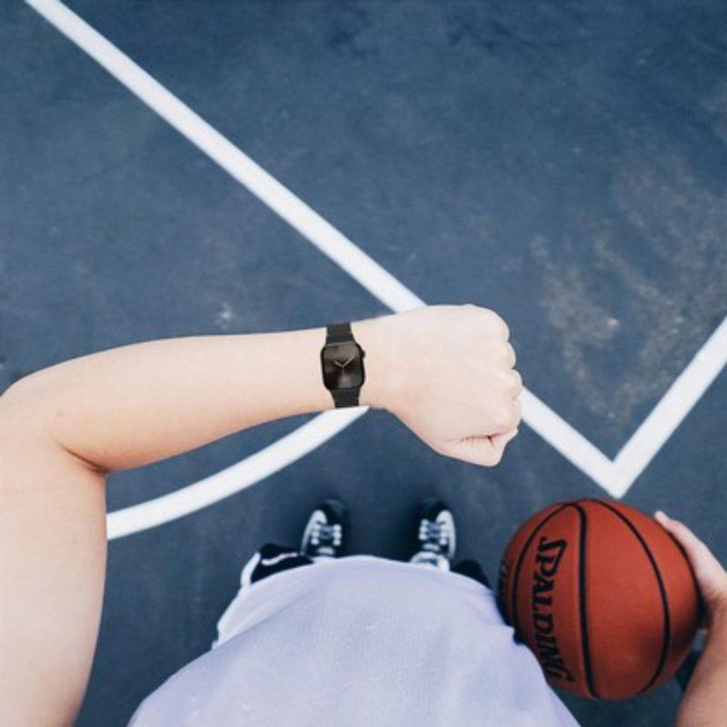 Just In Case - Activeflex Strap - Horlogebandje - Zwart - Voor Apple Watch 40-42mm