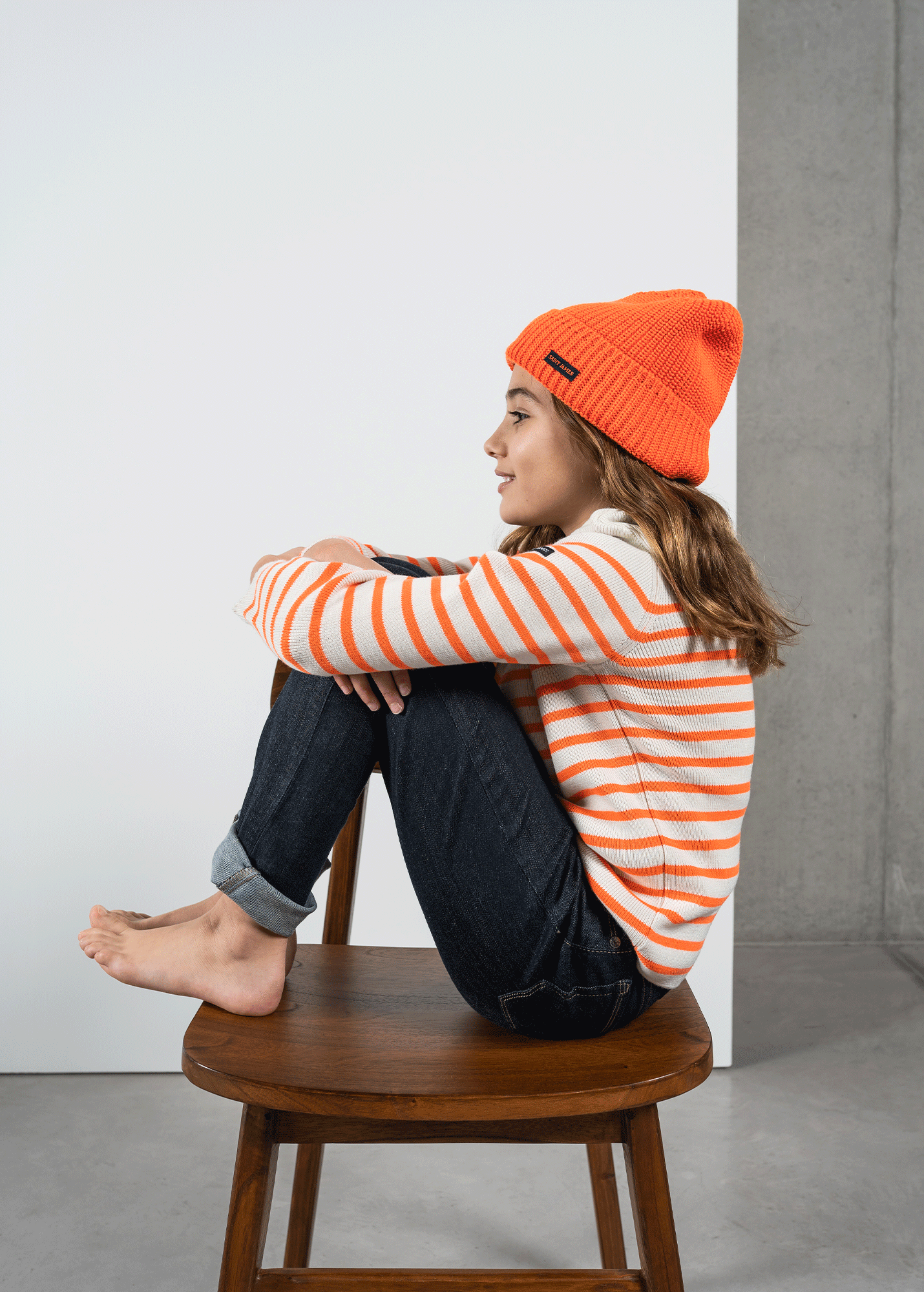 Pull marin rayé enfant Moussaillon