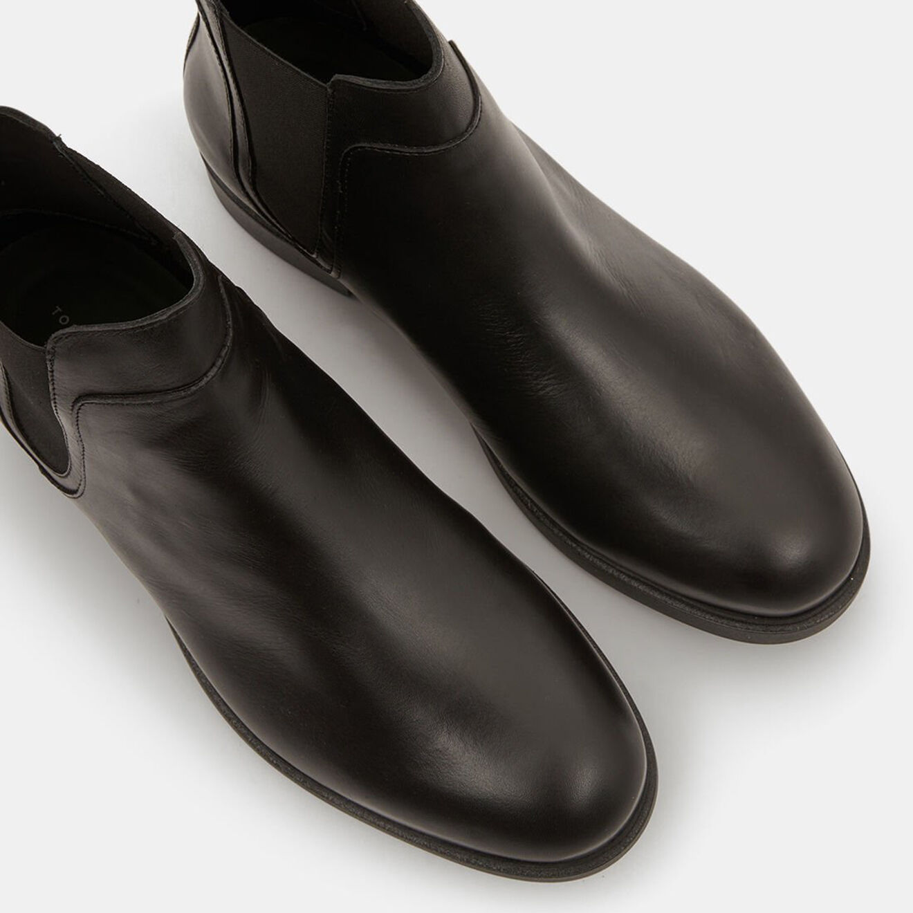 Tommy Hilfiger Chelsea boots en Cuir Elevated noires