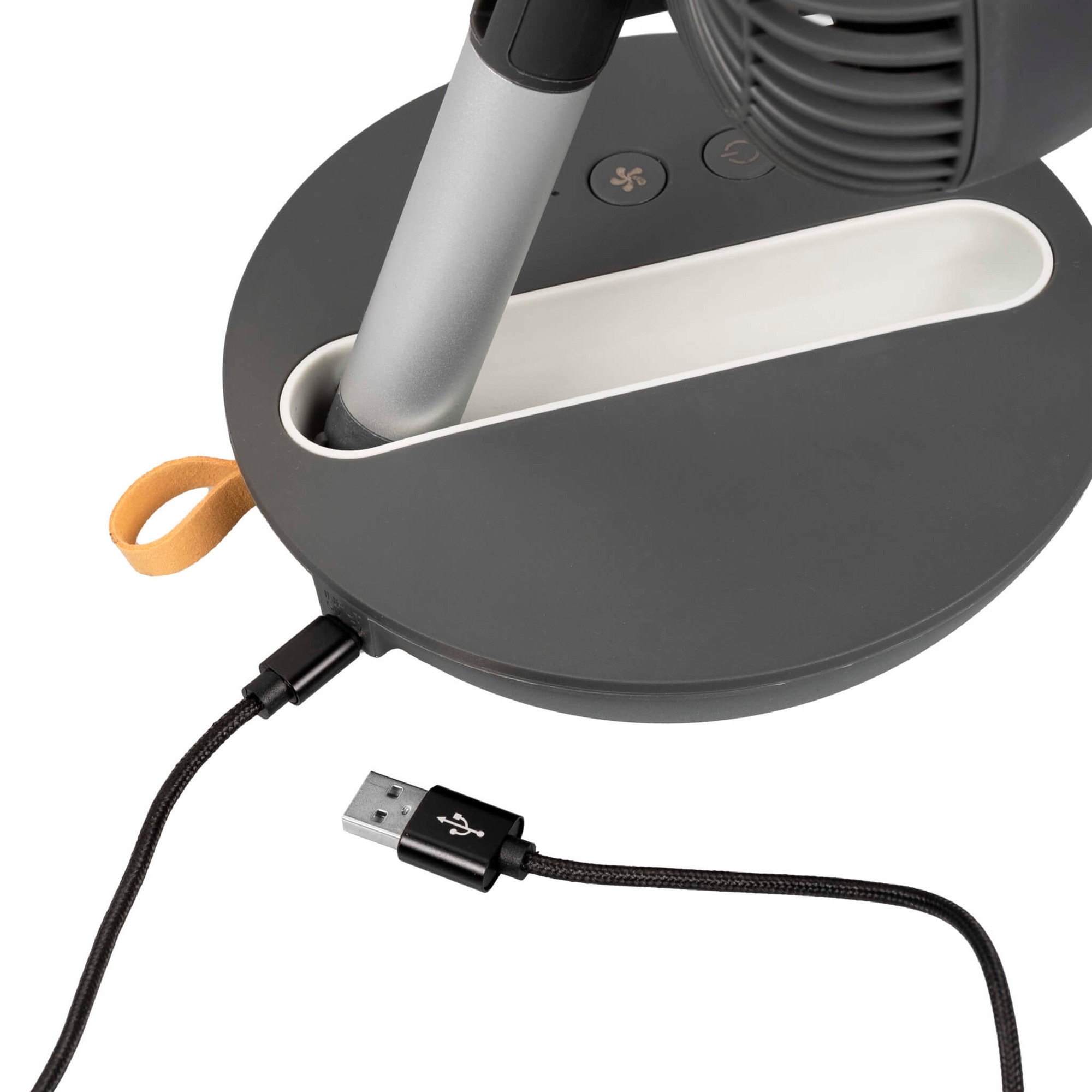 Akku-Ventilator Camping mit USB, klappbar