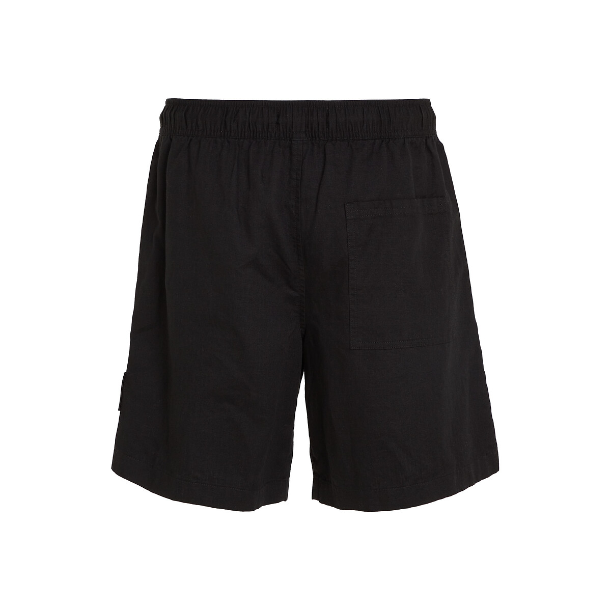CALVIN KLEIN JEANS<br>Shorts de linho com cordão