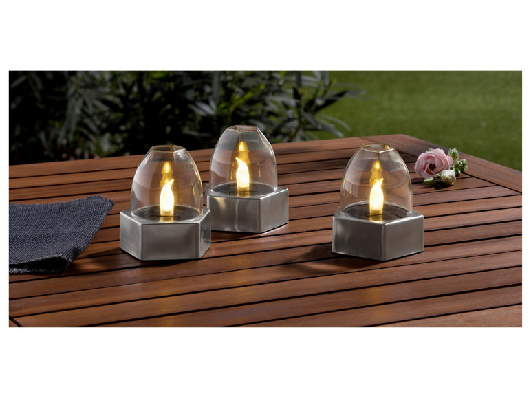 3 LED-solar-lampen