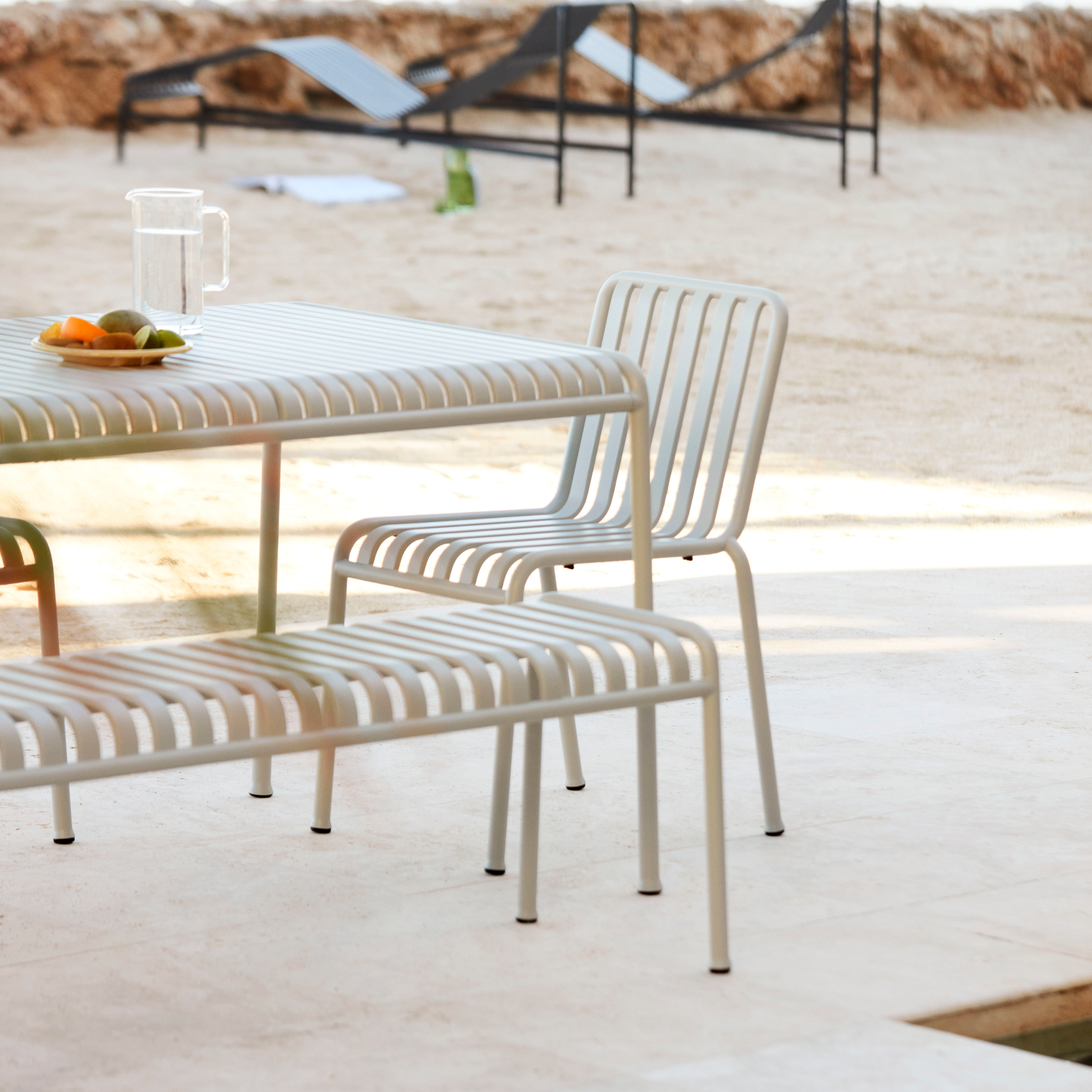 Tuinstoel Palissade sky grey